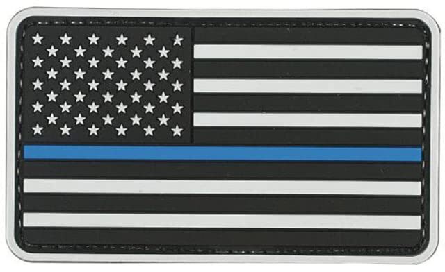 VooDoo Tactical 07-0907000000 American Flag Blue Linerubber Patch