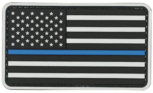VooDoo Tactical 07-0907000000 American Flag Blue Linerubber Patch