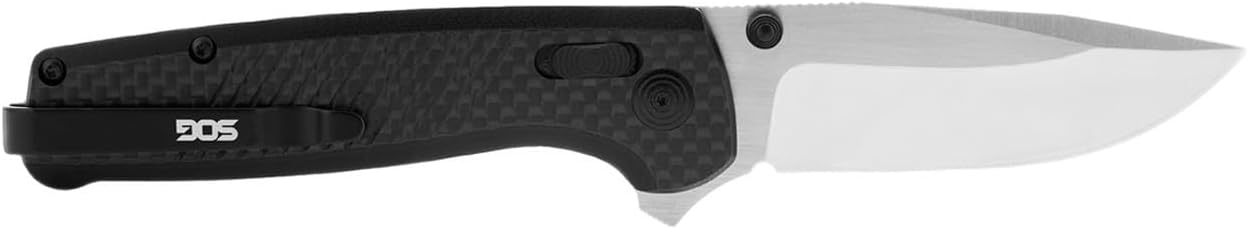 SOG Terminus XR Ergonomic Ambidextrous Lightweight Sleek Balanced Folding Knife| G10 Carbon Fiber Handle | S35VN Steel Blade
