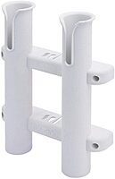 Sea-Dog Two Pole Side Mount Rod Storage Rack - White