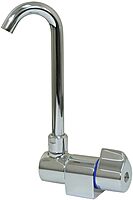 Scandvik Ceramic Family Tap w/Folding Spout - Chrome Finish