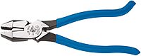 Klein Tools D2000-9ST Pliers, Made in USA, Side Cutters are Heavy-Duty 9-Inch Ironworker Pliers for Rebar, ACSR, Screws