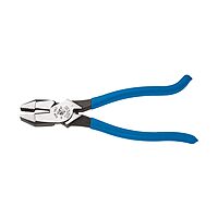 Klein Tools D2000-9ST Pliers, Made in USA, Side Cutters are Heavy-Duty 9-Inch Ironworker Pliers for Rebar, ACSR, Screws