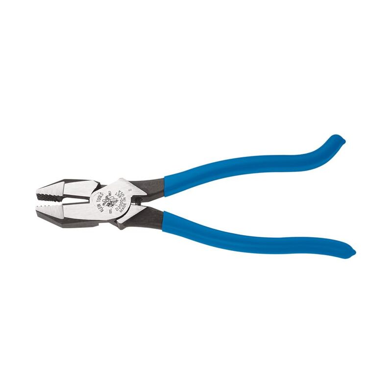 Klein Tools D2000-9ST Pliers, Made in USA, Side Cutters are Heavy-Duty 9-Inch Ironworker Pliers for Rebar, ACSR, Screws