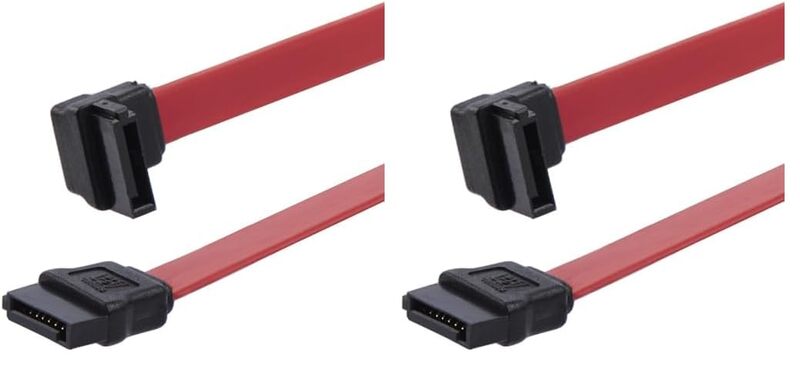 StarTech.com 6in SATA to Left Angle SATA Serial ATA Cable - 6in SATA Cable - Left Angle SATA Cable