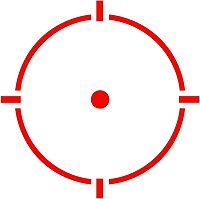 HOLOSUN HS515CM / HE515CM-GR 2 MOA Dot & 65 MOA Circle Micro Sight for Rifle