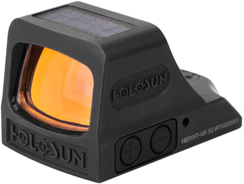 HOLOSUN HE508T X2 Multi-Reticle 2 MOA Dot & 32 MOA Circle Open Reflex Pistol Sight