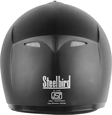STEELBIRD SBH-2 ROX PLUS DASHING BLACK C/V (M)