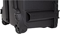 NANUK Wheeled Series 960 Lightweight NK-7 Resin Waterproof Protective Rolling Case with Foam, Black Case Cubed Foam Black
