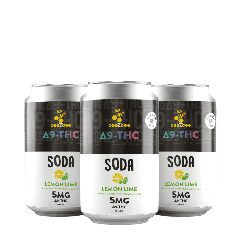 Delta-9 THC Soda - Lemon Lime, 5mg - Case of 24, 12 oz cans Delta-9 THC Soda - Lemon Lime, 5mg - Case of 24, 12 oz cans
