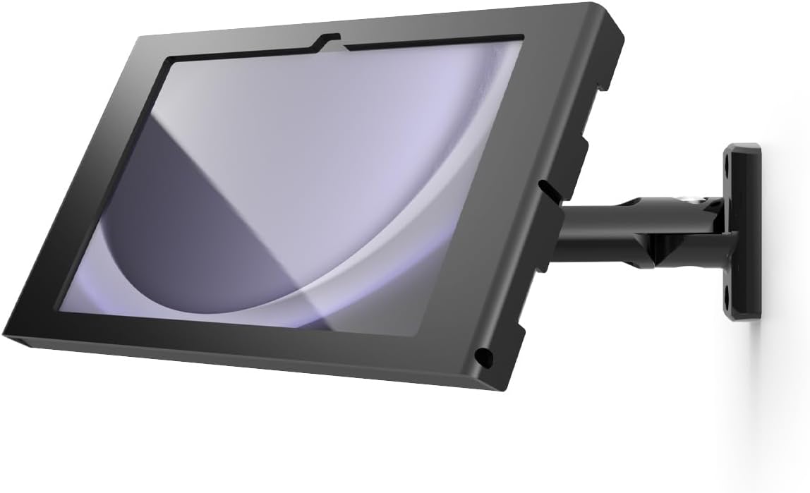 Compulocks Galaxy Tab A9+ Wall Mount Enclosure – Secure Swing Arm Mount for Tablet – Apex Enclosure