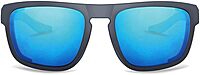 WARBIRD Dead Space Polarized Sunglasses w/Removable Deflector Shields - 100% UVA/UVB Blocking - ANSI Z87.1 Safety Rating