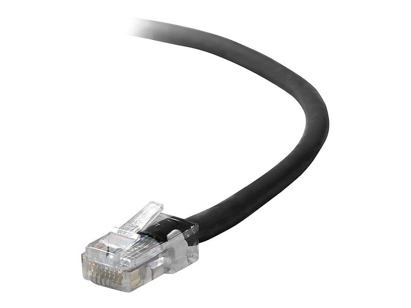 Belkin Cat5e Patch Cable - RJ-45 Male Network - RJ-45 Male Network - 10ft - Black