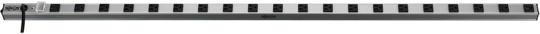 Tripp Lite 20 Outlet Bench & Cabinet Power Strip, 60 in. Length, 15ft Cord with 5-15P Plug, PS6020