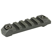 Bravo Company Rail Section Polymer Picatinny Rail Section, Black, Mlok Compatible, 3"