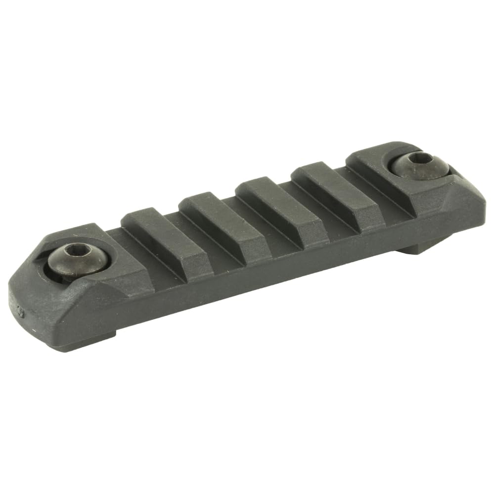 Bravo Company Rail Section Polymer Picatinny Rail Section, Black, Mlok Compatible, 3"