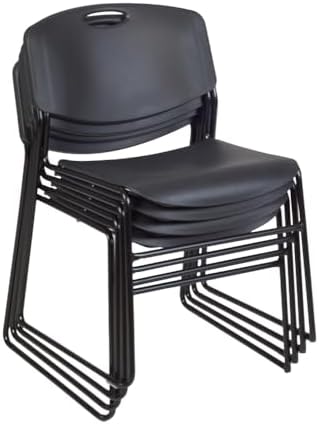 REGENCY Zeng Stackable Armless Chairs, Set of 4