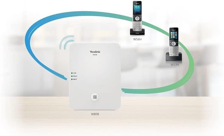 Yealink YEA-W56H HD DECT Expansion Handset for Cordless VoIP Phone and Device