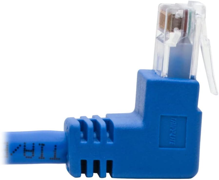 Tripp Lite Cat6 UTP Molded RJ45 Patch Cable, Blue (Up-Angle/Down-Angle/Left-Angle)