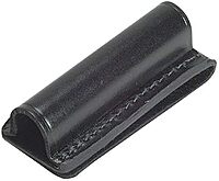 Maglite Black Plain Leather Holster for AA Cell Mini Flashlights