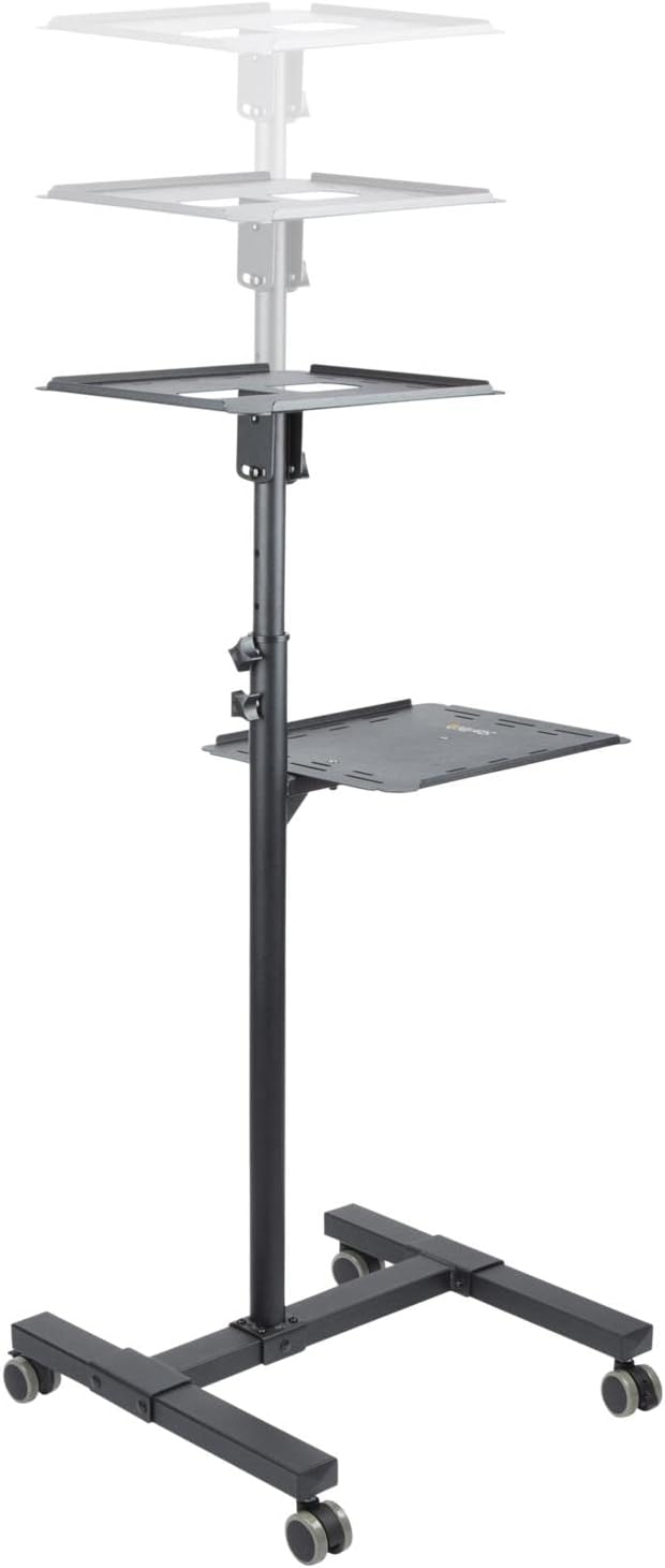 StarTech.com Mobile Adjustable Cart - Height Adjustable Rolling Workstation