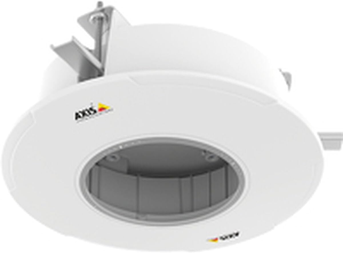 AXIS 01172-001 T94P01L Indoor/Outdoor Recessed Mount for M5525-E PTZ Dome Network Camera - White