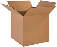 18 x 18 x 18 in Double-Wall Corrugated Shipping Box - Kraft