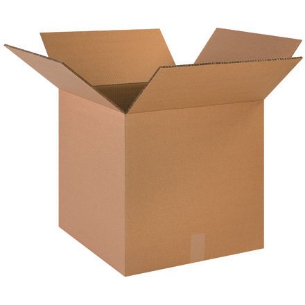 18 x 18 x 18 in Double-Wall Corrugated Shipping Box - Kraft