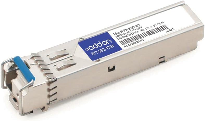AddOn Brocade 10GBASE-BX SFP+ LC Transceiver (10km) - 10G-SFPP-BXD-AO