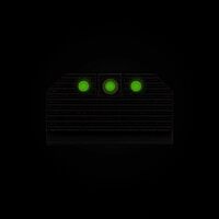 NIGHT FISION Optics Ready Stealth .330-.353 Night Sight Set for Glock 17/19/34