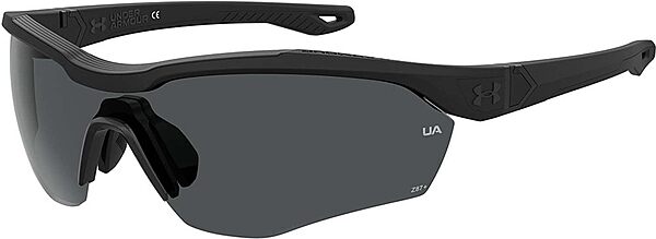 Under Armour Men's Ua Yard Pro Shield Sunglasses Matte Black/Gray 99 Millimeters