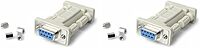 StarTech.com DB9 RS232 Serial Null Modem Adapter - F/F - NM9FF (Pack of 2)