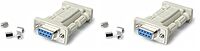 StarTech.com DB9 RS232 Serial Null Modem Adapter - F/F - NM9FF (Pack of 2)