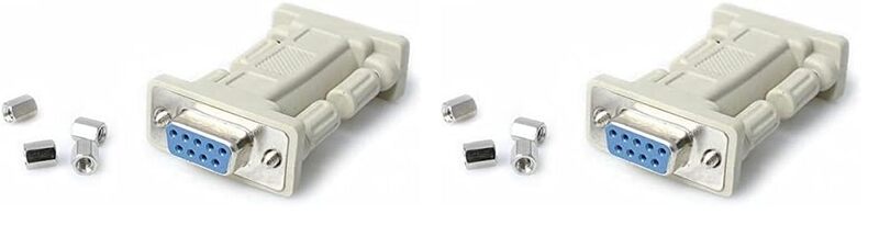 StarTech.com DB9 RS232 Serial Null Modem Adapter - F/F - NM9FF (Pack of 2)