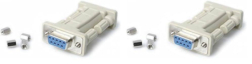 StarTech.com DB9 RS232 Serial Null Modem Adapter - F/F - NM9FF (Pack of 2)