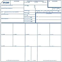 Identicator High-Contrast Applicant Cards, Pack of 250