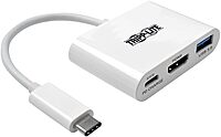 Tripp Lite USB-C to HDMI Multiport Adapter Docking Station with USB-A Hub and USB-C PD Charging