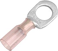 Pacer 8 AWG Heat Shrink Ring Terminal - 1/2" Stud Size - 25 Pack