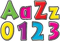 Barker Creek Letter Pop-Outs, 4 Inch, Neon, Set of 255