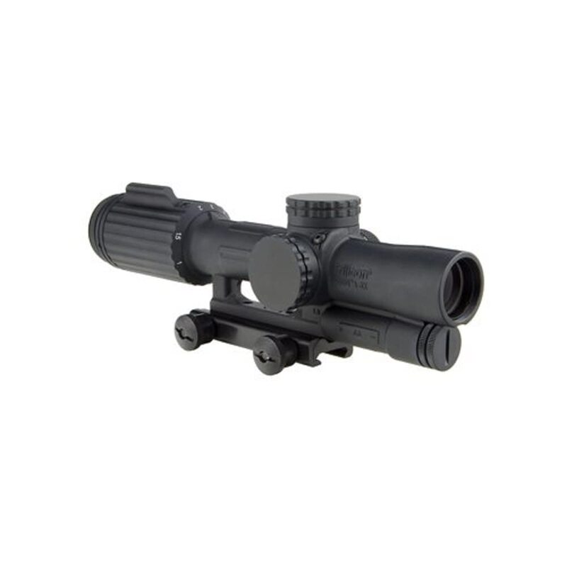 Trijicon VC16-C-1600041 Vcog 1-6x24mm Green Segmented Riflescope, Circle/Crosshair .223/77 Grains Ballistic Reticle with Thumb Screw Mount, black