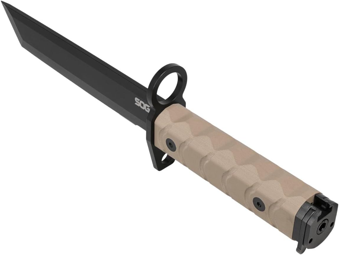 SOG BAR15T Tanto Bayonet - AUS-8 Blade, G10 Handle