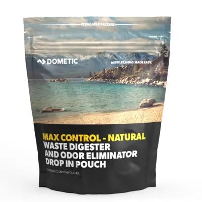 Dometic 9620000730, Natural Waste Digestor and Odor Eliminator, Max Control, Drop-In-Pods, 12 Pack