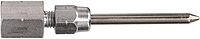 Lincoln 5803 Hand-held Grease Gun Needle Nozzle with Hardened Steel Tip, 1/8" Female NPT Thread, 2.76" Length