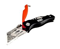 BESSEY D-BKPH Quick-Change Folding Utility Knife - ABS Handle with 5 Blade Storage Compartment, 5 extra blades included