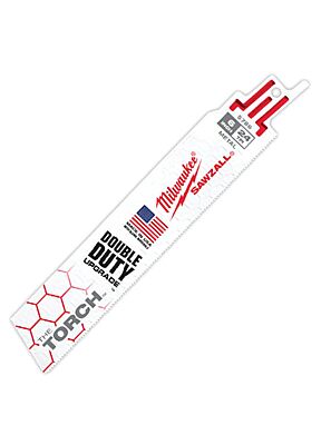 Milwaukee Electric Tool 48-00-5786 Sewall Reciprocating Saw Blade, 6" L x 1" W x 0.035" T, 24 TPI