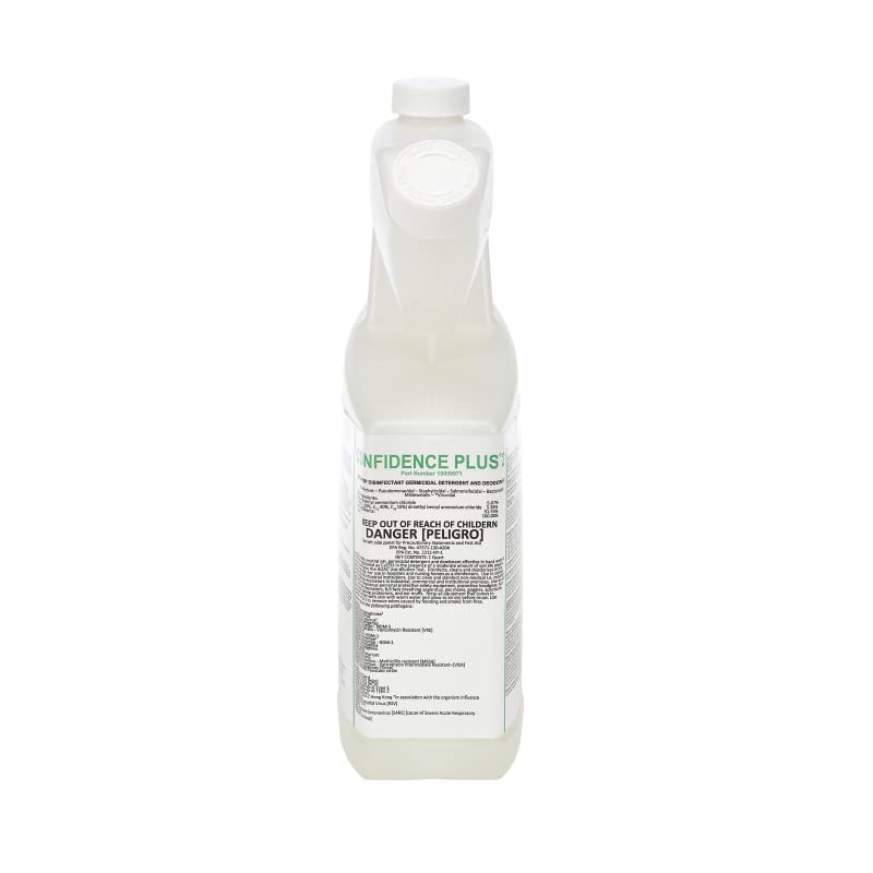 MSA 10009971 Confidence Plus 2 - Liquid Germicidal Cleaner, Makes up to 32 Oz of Sanitizer