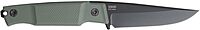 KA-BAR Apex Fixed Blade Knife 3.9" Clip Point D2 Black PVD Blade Glass Filled Nylon Handle Green