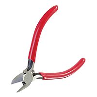 C2G Legrand Flush Cutters, Red Flush Wire Cutter, 4.5 Inch Flush Cutting Pliers, Steel Dikes Wire Cutter, 1 Count, C2G 38001
