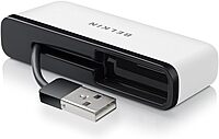 Belkin Travel 4-Port USB 2.0 Hub with Built-In Cable Management (White) 4-Port Travel
