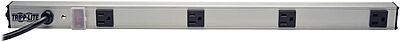 Tripp Lite 4-Outlet Mountable Metal Power Strip, 120V